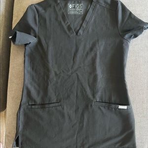 Black XXS Casma scrub top